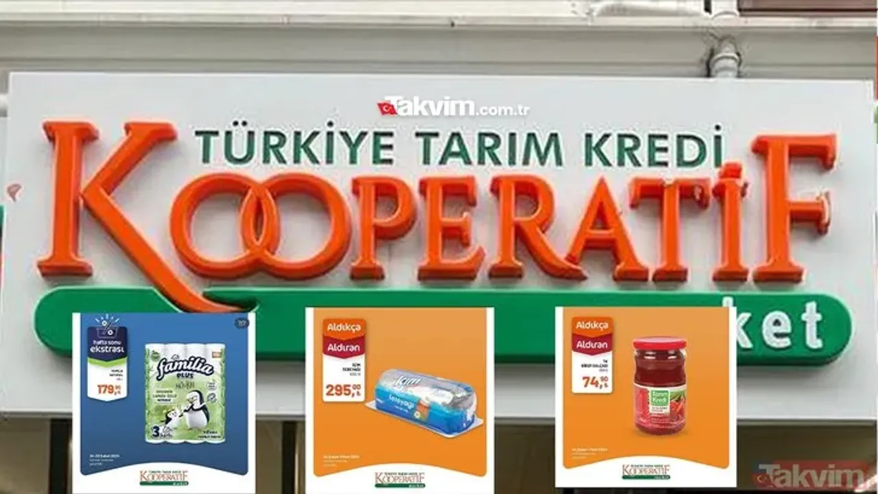Tarım Kredi (26-27-28-29-01 Şubat-Mart) günlerinde indirim var, ayçiçek yağı 42 liraya satışta, Tavuk, kıyma, yoğurt