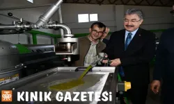 Vali Yılmaz'dan Zeytinyağı fabrikasına ziyaret