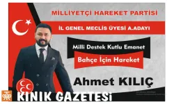 "Bahçe İlçesi'nin Sevilen Esnafı Ahmet Kılıç, MHP'den İl Genel Meclis Üyeliği Aday Adaylığına Başvurdu"