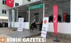 Prefabrik camiinin açılış töreni yapıldı