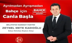 Mhp Bahçe Belediye Başkan Adayı Zeynel Mete Kadıoğlu: Bahçe İçin Canla Başla Diyerek Seçim Çalışmalarına Başladı