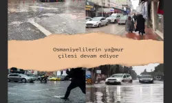 Osmaniyeliler yağmurda mağdur