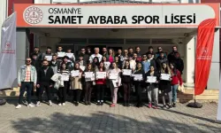 40 Kişilik Katılımla Samet Aybaba Spor Lisesi'nde Eğitim