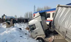 Hayvan Yüklü Tıra Tren Çarptı: Ölü ve yaralılar var