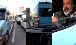Kendisini almayan minibüs şoförünün peşine düşüp özür diletti