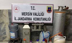 Mersin'de 150 litre sahte içki ele geçirildi