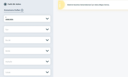 Ankara elektrik (4 Nisan) kesintisi olan ilçeler, sorgulama ekranı, hangi ilçelerde elektrik yok?