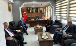 Osmaniye Valisi Erdinç Yılmaz, Yarbaşı Belediye Başkanı Aksoy'a hayırlı olsun ziyaretinde bulundu