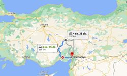 Osmaniye Kayseri arası kaç dakika, kaç sürür, Otobüsle ve arabayla kaç dakika?