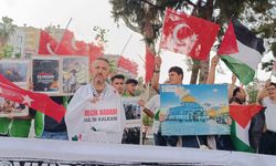 Osmaniye'de Genç İHH Filistin’i Unutma Oturma Eyleminde