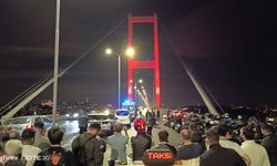 Son dakika 15 Temmuz Şehitler Köprüsü Neden Kapatıldı SMA yazılı araç neden yolu kapadı