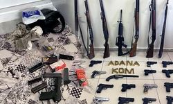Adana Merkezli 23 İlde Düzenlenen Operasyonda Silah Kaçakçılığı ve Suç Örgütlerine Satış Hazırlığı Yapan Çete Çökertildi