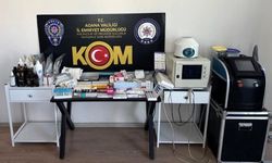 Adana Seyhan’da Kaçak Kliniğe Şok Baskın: Ruhsatsız İşletmede 406 Tıbbi Cihaz ve 238 Adet İlaç Ele Geçirildi, 1 Şüpheli Gözaltında