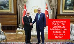 Bahçeli’nin Adaylık Çıkışı Sonrası Erdoğan Konuştu: "Tek Derdimiz Aziz Milletimize Hizmet, Koltuklar Hiç Umurumuzda Olmadı"