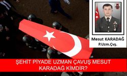 ŞEHİT PİYADE UZMAN ÇAVUŞ MESUT KARADAĞ KİMDİR? Şehit Uzman Çavuş Mesut Karadağ Aslen Nereli, Kaç Yaşındaydı? Mesut Karadağ Nerede Şehit Oldu?