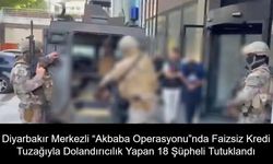 Diyarbakır Merkezli “Akbaba Operasyonu”nda Faizsiz Kredi Tuzağıyla Dolandırıcılık Yapan 18 Şüpheli Tutuklandı