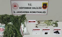 Adıyaman'da Jandarmadan Uyuşturucuya Darbe: 25 Kilo Esrar, 20 Kök Kenevir ve 2 Gram Bonzai Ele Geçirildi