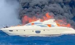 Bodrum Türkbükü’nde Lüks Yat Faciası: 2 Milyon Dolarlık Motoryat Alev Alev Yanarak Denize Gömüldü!