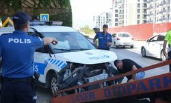 Samsun’da Polis Ekip Aracı ile Otomobilin Çarpıştığı Feci Kaza Canik İlçesinde 2 Polis 2 Vatandaş Yaralandı