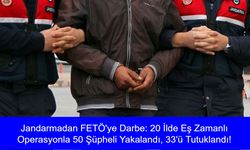 Jandarmadan FETÖ'ye Darbe: 20 İlde Eş Zamanlı Operasyonla 50 Şüpheli Yakalandı, 33'ü Tutuklandı!