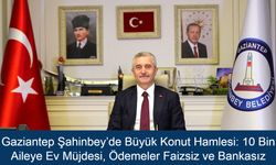 Gaziantep Şahinbey’de Büyük Konut Hamlesi: 10 Bin Aileye Ev Müjdesi, Ödemeler Faizsiz ve Bankasız, Teslimler 2026’da Yapılacak