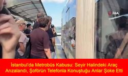 İstanbul’da Metrobüs Kabusu: Seyir Halindeki Araç Arızalandı, Şoförün Telefonla Konuştuğu Anlar Şoke Etti, Yolcular Saatlerce Bekledi