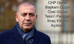 CHP Genel Başkanı Özgür Özel Gürsel Tekin’in Partiden İhraç Edildiğini Açıkladı
