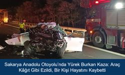 Sakarya Anadolu Otoyolu’nda Yürek Burkan Kaza: Araç Kâğıt Gibi Ezildi, Bir Kişi Hayatını Kaybetti