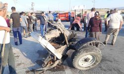 Samsun’da Traktör İkiye Bölündü! Kamyonetle Çarpışmada 4 Kişi Yaralandı