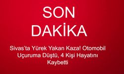 Sivas’ta Yürek Yakan Kaza! Otomobil Uçuruma Düştü, 4 Kişi Hayatını Kaybetti