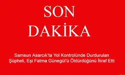Samsun Asarcık’ta Yol Kontrolünde Durdurulan Şüpheli, Eşi Fatma Günegül’ü Öldürdüğünü İtiraf Etti