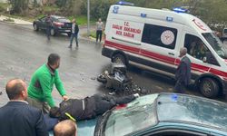 Tekirdağ Çorlu’da dehşet anları! Motosiklet otomobile çarptı: iki kuzen ağır yaralandı