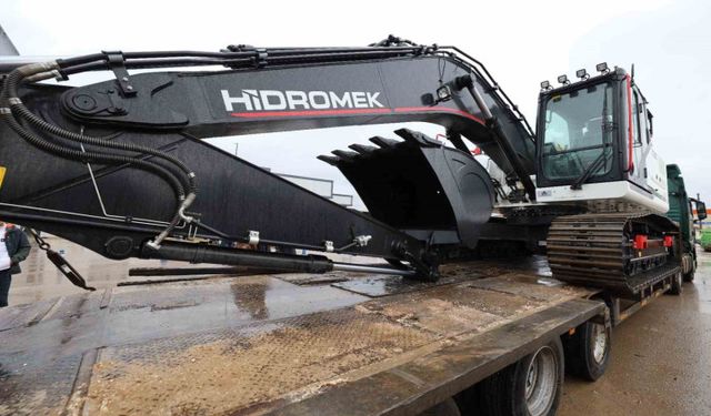 Başiskele filosuna yeni iş makinesi