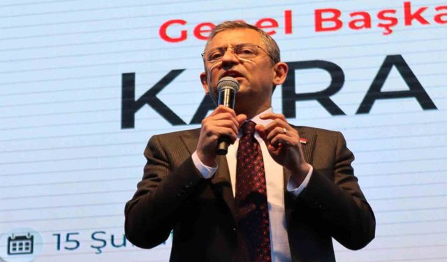 CHP Genel Başkanı Özel, halk buluşmasında İzmirlilere seslendi