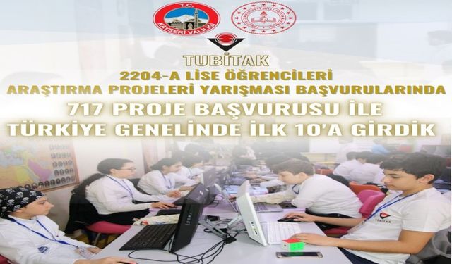 Kayseri’de eğitimde büyük başarı