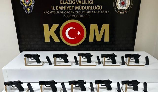 Elazığ’daki silah ticareti operasyonunda 1 tutuklama