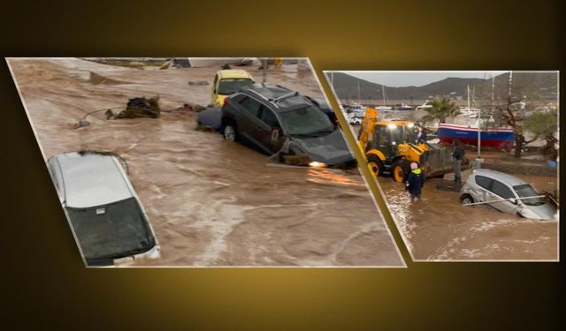 Meteoroloji'den 8 İl İçin Kritik Uyarı! Ege’de Sel ve Kuvvetli Fırtına Tehlikesi...  Evleri Su Bastı, Araçlar Akıntıya Kapıldı