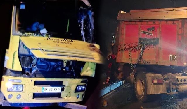 Osmaniye’de Tır Sürücüsü Ölümden Nasıl Döndü? Tünel Duvarına Çarpan Araçta Neler Oldu?