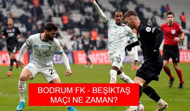 BODRUMSPOR - BEŞİKTAŞ maçı ne zaman, saat kaçta? Bodrumspor - Beşiktaş maçı hangi kanalda? (02 HAZİRAN 2025) İdman Tv, beIN Sports, Tod TV, TRT Spor, S Sport Plus, beIN Sports