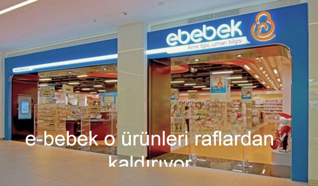 Bakanlık Tarafından Yayınlanan Listeye Girdikten Sonra Ebebek'ten Resmî Açıklama Geldi! Ünlü Markanın Ürününde Belirlenen Tehlike Nedeniyle Raflardan Geri Çekiliyor
