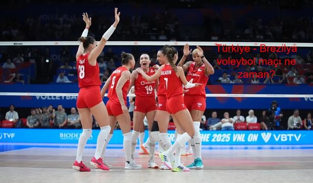 Türkiye - Brezilya voleybol maçı şifresiz! Türkiye - Brezilya voleybol maçı ne zaman, saat kaçta, hangi kanalda canlı yayınlanacak?