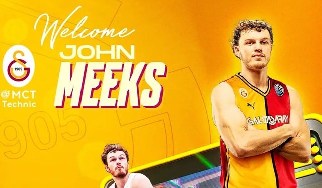 Galatasaray’a Yeni Skorer Geldi! John Meeks Sarı-Kırmızı Forma ile 2025-2026 Sezonunda Sahada!