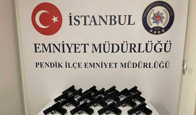 İstanbul’da Silah Kaçakçılığına Büyük Darbe! Pendik’te 26 Tabanca ve Çok Sayıda Şarjör Ele Geçirildi