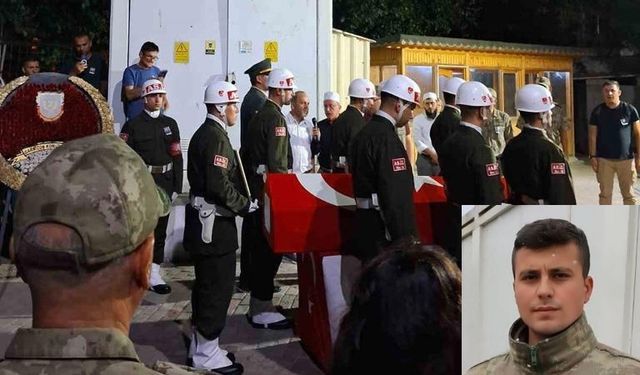Edirne’de Görevi Uğruna Şehit Düşen Servet Ökkeş Çakır’ın Naaşı Memleketi Osmaniye’ye Dualarla Uğurlandı