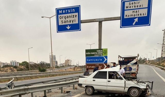 Tarsus Batı Çıkışında Feci Kaza! İki Kardeşin Yolculuğu Ölümle Bitti, Mustafa Alpay Olay Yerinde Yaşamını Yitirdi