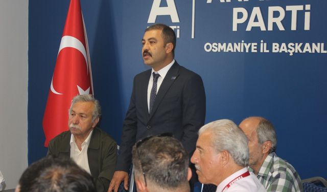 Anahtar Parti Osmaniye İl Başkanı Mehmet Aslan: "Siz Mağarada Anayasa Sözünün Muhatabı Biz Türkiye Cumhuriyeti Anayasasının Teminatı"