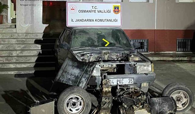 Osmaniye Düziçi’nde Çalınan Tofaş Otomobil Kahramanmaraş’ta Parçalanmış Halde Bulundu 2 Kişi Tutuklandı