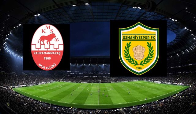 Kahramanmaraş - Osmaniyespor ZTK maçı şifresiz mi yayınlanacak? Kahramanmaraş - Osmaniyespor maçı ne zaman, hangi kanalda, saat kaçta ve nereden canlı izlenir?