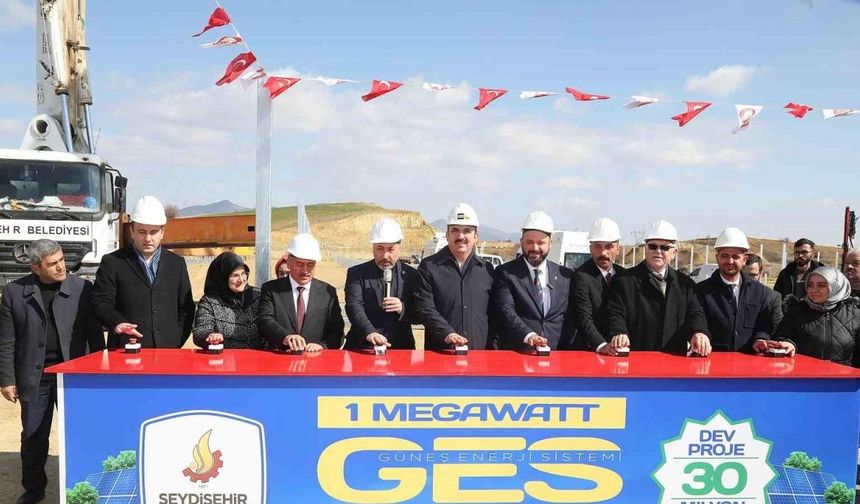 Başkan Altay Seydişehir GES’in temel atma programına katıldı