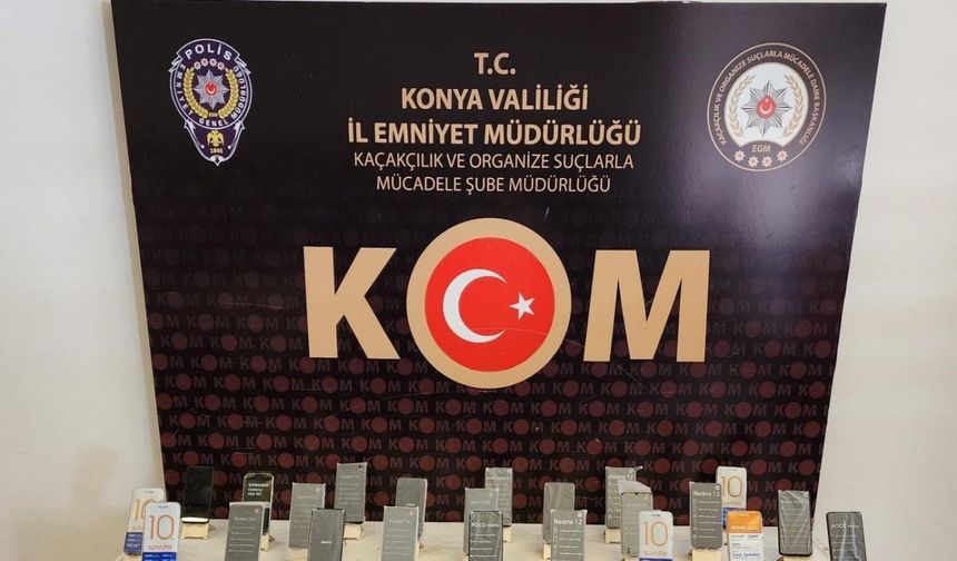 Konya’da kaçakçılık operasyonu: 15 gözaltı